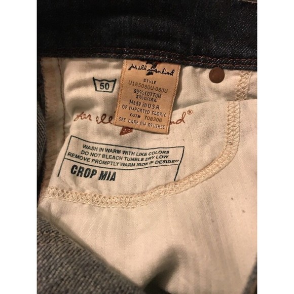 7 For All Mankind Women's Jeans Crop Mia  Distressed Size 27 NWT - Picture 6 of 10